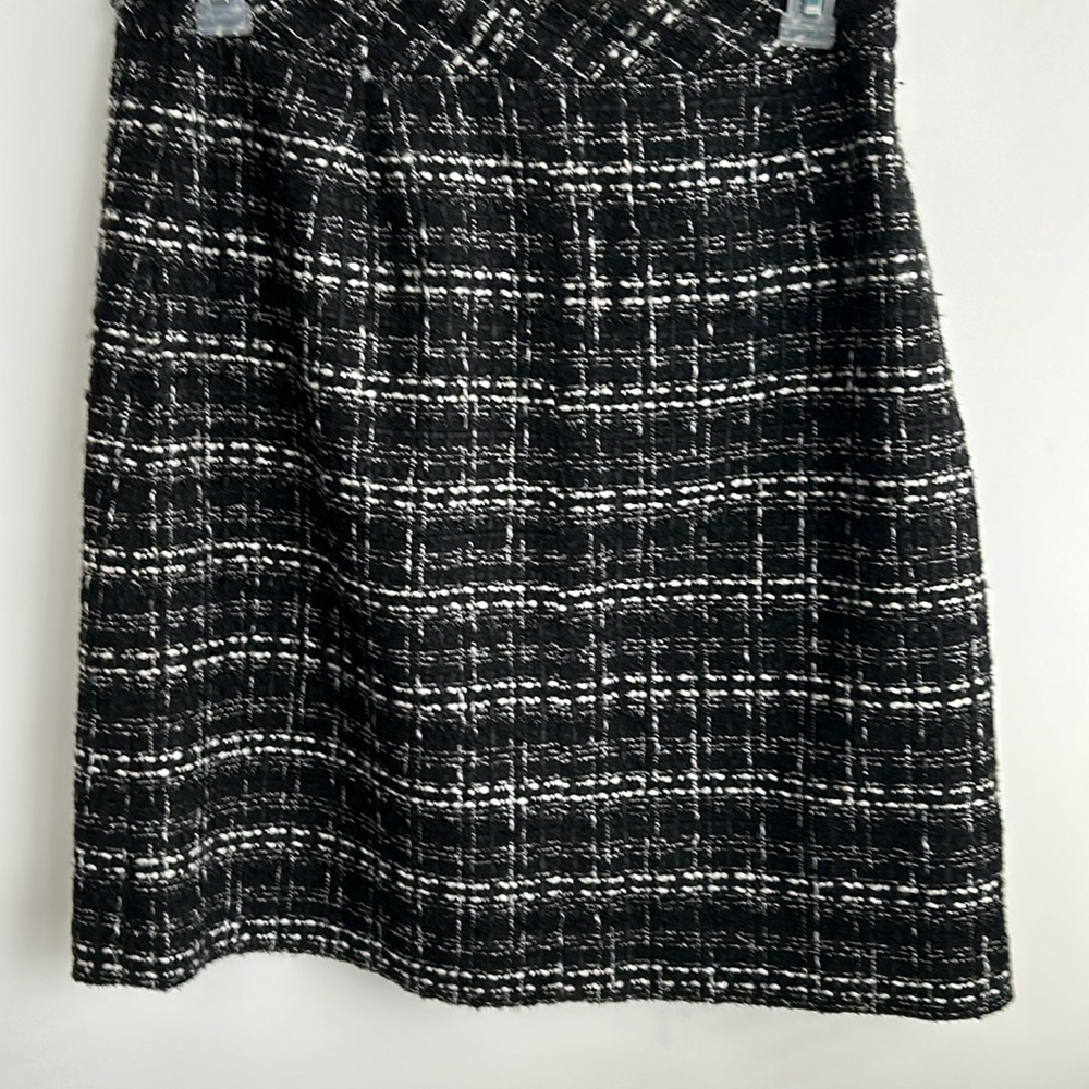JONES NEW YORK Classic Black and White Plaid Skirt SIZE 14 - Picture 8 of 9